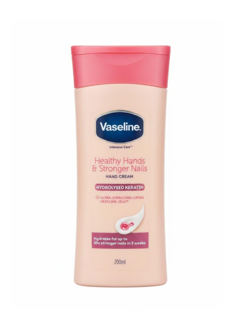 فازلين للعناية المركزة للأيدي الصحية وتقوية الأظافر 200 مل